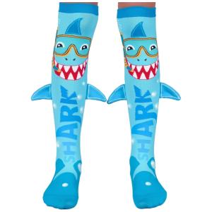 Meias Shark, Lindas Meias até o Joelho com Barbatanas de Pelúcia Personalizadas! 6-18 Anos Multicoloridas,MADMIA