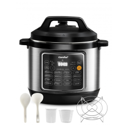 Panela de Pressão COMFEE de 8 Litros com 16 Funções de Cozimento, Panela Antiaderente