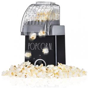 Pipoqueira Elétrica Rae Dunn Capacidade 59 mL com Tampa Removível, 110V 1100W Preta