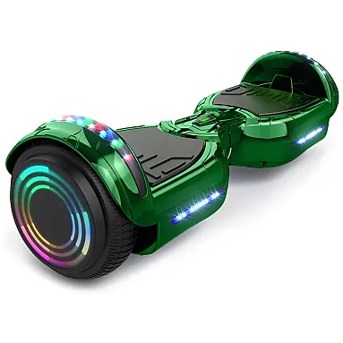 Hoverboard Hoverstar Verde Cromado com
