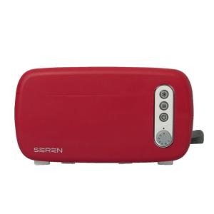 Torradeira 2 Fatias com Bandeja de Migalhas Removível, Funções Descongelar, Cozinhar e Reaquecer, 110V 850W, Berghoff, Vermelha