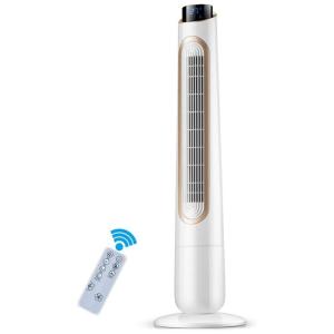 Ventilador de Torre NBgy Tower Cooling 3 Velocidades, com Tela LED e Controle Remoto, 110v, NBGYTOWER FAN, Branco
