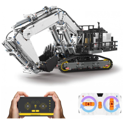 Kit de Construção Escavadeira com 4342 Peças para 12 Anos ou mais, ZMBLOCK YC GC004, Cinza