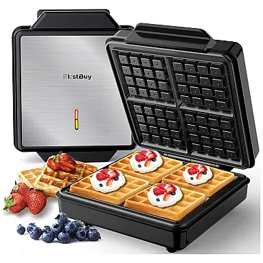 FirstBuy Máquina de Waflle Antiaderente