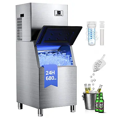 Máquina de Gelo Comercial QAUSOU