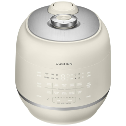 Panela de Arroz Elétrica 6 Xícaras com Limpeza Automática a Vapor e Controle Digital, 110V, Cuchen, Marfim