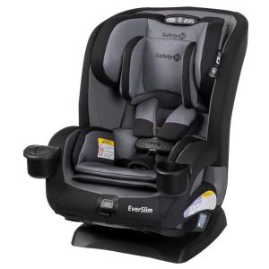 Cadeira de Bebê para Carro Conversível Tudo em Um com 4 Modos de Uso, 2 a 45 kg, Safety 1st Everslim DLX, Preta