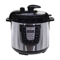 Panela de Pressão Elétrica 6L em Aço Inoxidável com 10 Predefinições, 110V, SPT EPC14D, Prata