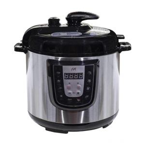 Panela de Pressão Elétrica 6L em Aço Inoxidável com 10 Predefinições, 110V, SPT EPC14D, Prata