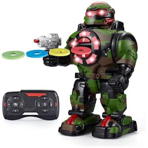 Robô Think Gizmos com Controle Remoto e Gravação de Voz para Crianças Acima de 5 Anos, Verde