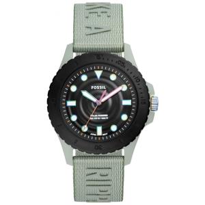 Relógio Masculino Analógico de Quartzo, Fossil FS5911, Preto e Verde