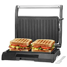 Sanduicheira Panini Press Baker's Friend Inox 2 Fatias, 800W, 127V - Compacta e Potente
