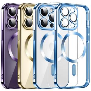 Capa para Iphone 14 Pro Max de Alta Resistencia e Magnética, DOSNTO, Rosa