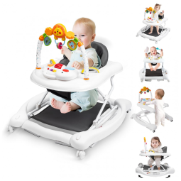 5 em 1 Baby Walker. Caminhantes de bebê para meninos meninas de 6 a 18 meses. Walker de atividade dobrável. Caminhocas