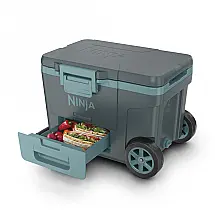 Cooler Ninja FrostVault FB245TL 42,6 L com Zona Seca e Rodas Azul-acinzentado