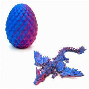 Ovo de Páscoa de Dragão 3D, Dragão com Asas Articuladas, Brinquedo para Cestas de Páscoa, 10cm,Hannahcos