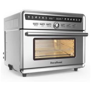 Forno Elétrico de Bancada 10 em 1 Multifuncional, Aço Inoxidável, 1800W, 110v, DORAHOMI DH AFO 05D, Prateado