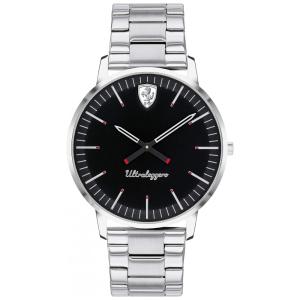 Relógio de Pulso Pulseira de Elos em Aço Inoxidável Resistente a, FERRARI, Prateado