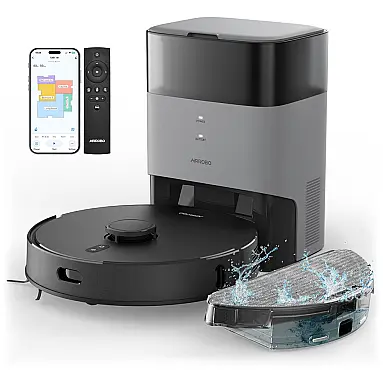 Aspirador Robô com Esvaziamento Automático,