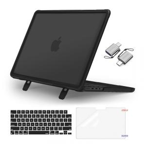 MOSISO Capa Rígida Heavy Duty para MacBook Pro 16" 2025-2021 com Kickstand, Teclado, Tela e USB-C, Preto