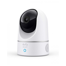 P24 Câmera de Segurança 2K com Wi Fi Visão Noturna e Controle de Voz, EUFY SECURITY T8410, Branco