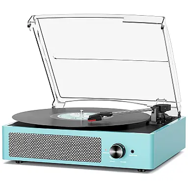 Toca-discos de Vinil Vintage com