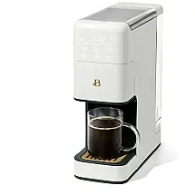 Máquina de Café Programável de Dose Única Perfect B.eautiful Grind™ de Drew Barrymore, Cor Branco, design elegante e prático, Generic