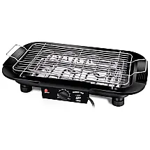 Churrasqueira Elétrica Grill com Controle de Temperatura, 220V, JAHH, Preta