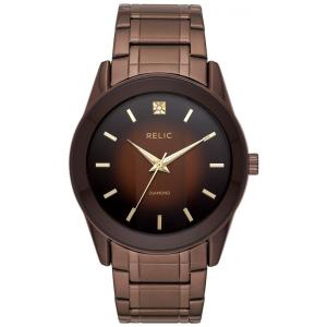 Relógio Masculino Analógico Quartzo de Aço Inoxidável, RELIC BY FOSSIL ZR77312, Marrom