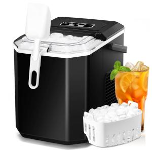 Máquina de Gelo até 11 kg em 24H Portátil, Branca, 110v, ZAFRO, Branco