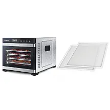 Desidratador de Alimentos COSORI CP267-FD Aço Inoxidável 6 Bandejas Controle Digital 600W