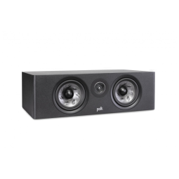 Caixa de som central Polk Audio Reserve R400 preta para home theater estéreo 200W