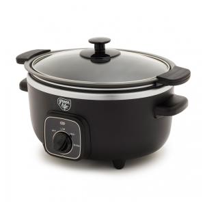 Panela de Cozimento Lento GreenLife 3,31 Litros, Revestimento Cerâmico Antiaderente Livre de PFAS, Programável, Mantém a Temperatura