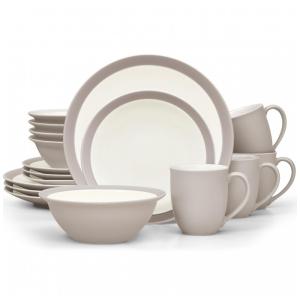 Aparelho de Jantar para Todas as Ocasiões, Elegância e Sofisticação para Sua Mesa com 16 Peças, Formato Redondo e Material de Cerâmica sem