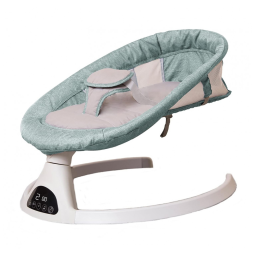 Cadeira de Balanço e Ninar Automática com 5 Velocidades e Músicas, RDHOME, Rosa