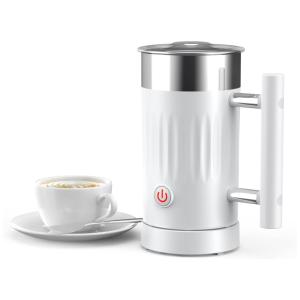 Espumador de Leite Elétrico, Capacidade 300 mL, Aço Inox e Desligamento Automático, 110v, GENERIC MF 920WT, Branco