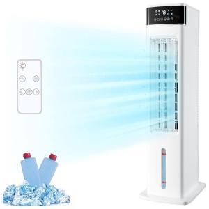 Tower Fan with Remote Control, Oscillating Bladeless Fan, 43 Inches, Quiet 3 Speeds, Large LED Display,12H Timer, Standing Floor Fans Whole