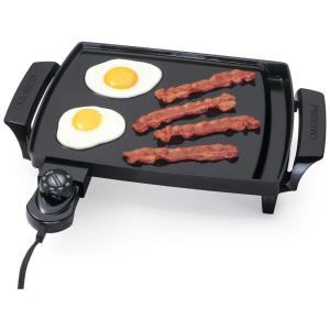 Presto Grill Elétrico Compacto 1046W Antiaderente Cerâmico Sem PFAS Bandeja Coletora, 110 V Preto