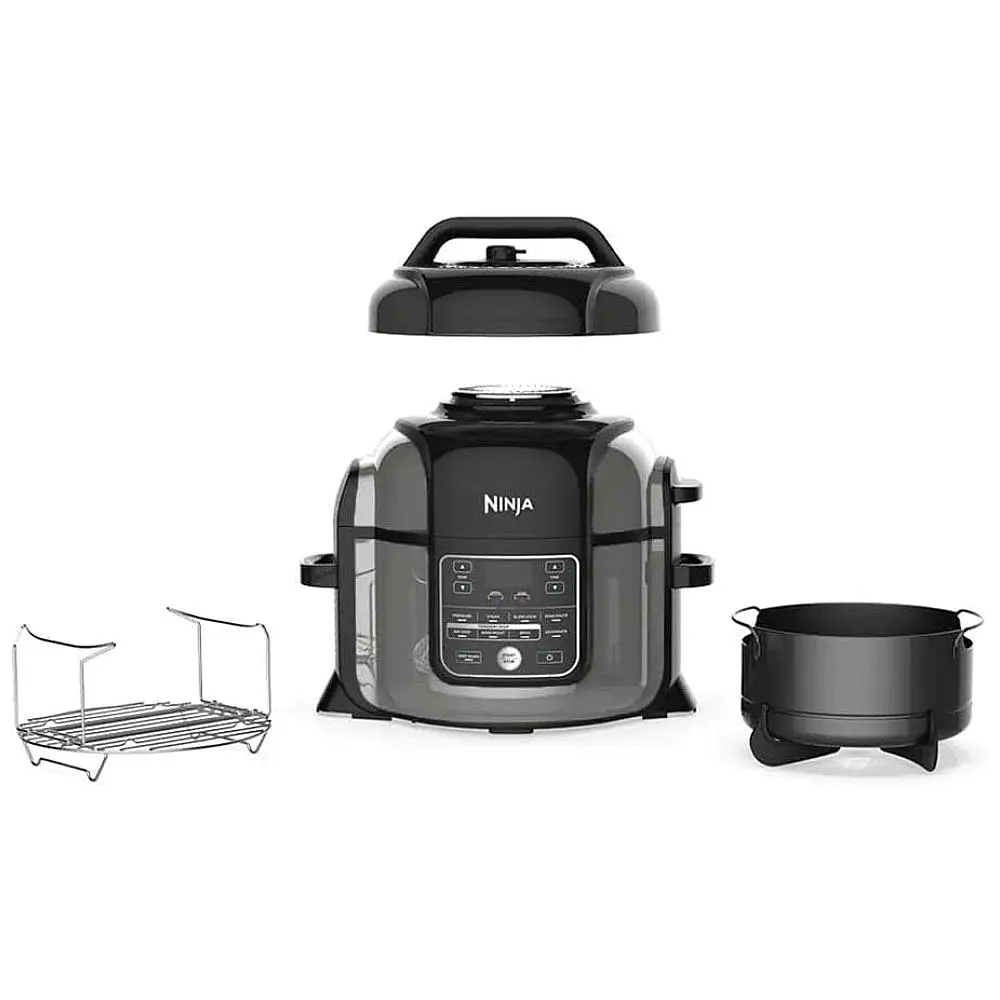 Panela de Pressão Elétrica 6 Litros, 110V, Ninja Foodi OP305, Preto e Cinza