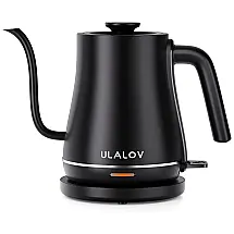 Chaleira Elétrica Gooseneck, preto, ULALOV EK C1, Preto