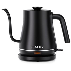 Chaleira Elétrica Gooseneck, preto, ULALOV EK C1, Preto