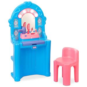 Penteadeira de Princesa com Luzes, Sons e Acessórios para 2 a 5 Anos, LITTLE TIKES 652783M, Azul