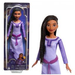 Boneca Disney Wish Asha of Rosas com Cabelo Natural e Roupas Removíveis, Mattel