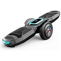 Skate Hoverboard Elétrico Atinge até 11 km, h, Recarregável, 7H de Ação, ZipBoard, Cinza