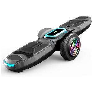 Skate Hoverboard Elétrico Atinge até 11 km, h, Recarregável, 7H de Ação, ZipBoard, Cinza