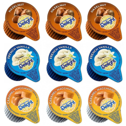 Creme Líquido para Café Sabores Variados Sem Laticínios, 100 Unidades