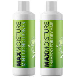 Shampoo e Condicionador de Óleo de Argan e Jojoba Hidratante Para Homens e Mulheres 236ml, MAPLE HOLISTICS, Verde