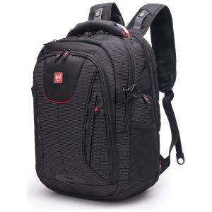 Mochila para Laptop com Porta Carregador USB, SWISS EAGLE, Preto