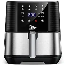 Fritadeira Elétrica AirFryer 5.5L com Painel Digital e Temperatura Ajustável, 1700W, 110v, UTEN, Preto
