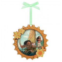 Enfeite de Natal Hallmark Keepsake 2025, Disney Moana Navegando, Artesanato em Papel, Presente para Fãs da Disney Moana